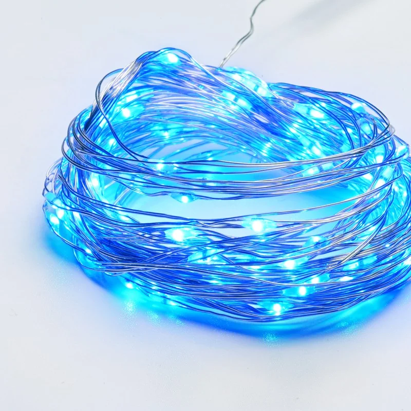 Φωτογραφία προϊόντος: ΛΑΜΠΑΚΙΑ 100 LED 1.8W ΣΕ ΣΕΙΡΑ ΘΕΡΜΟ ΛΕΥΚΟ ΚΑΟΥΤΣΟΥΚ ΜΠΛΕ ΑΣΗΜΙ ΑΝΑ 10mm ΑΝΤΑΠΤΟΡΑ 3VDC ΜΕ 8 ΠΡΟΓΡΑΜΜΑΤΑ & ΚΑΛΩΔΙΟ ΧΑΛΚΟΥ 3m IP44 / X01100612