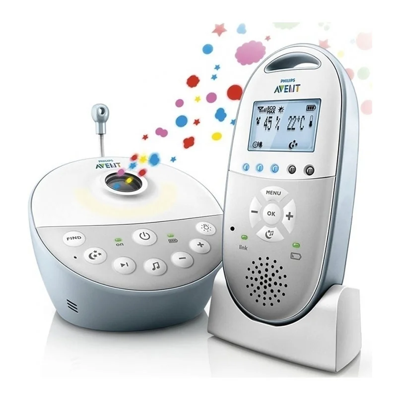 Φωτογραφία προϊόντος: Philips Avent Dect SCD580 Συσκευή Παρακολούθησης Μωρού με Προβολή Σχεδίων