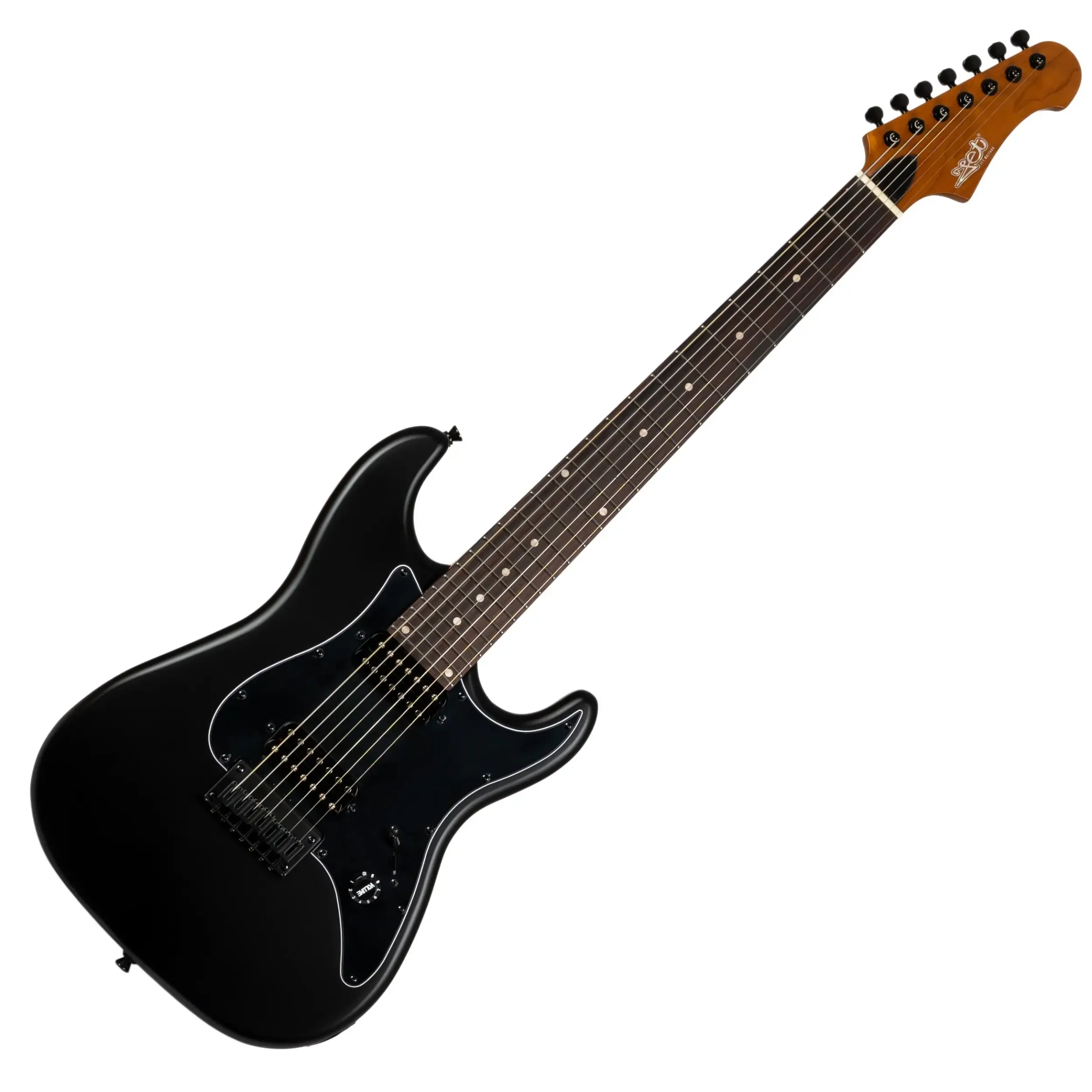 Φωτογραφία προϊόντος: JET Guitars JET JS-407 MBK R Stratocaster HH 7άχορδη Ηλεκτρική Κιθάρα Matt Black