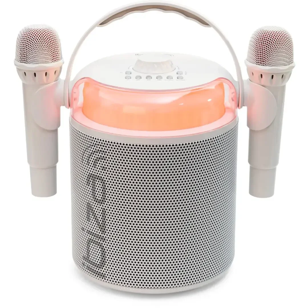 Φωτογραφία προϊόντος: Ibiza Karahome-WH Ηχείο Karaoke Bluetooth (με 2 Μικρόφωνα)