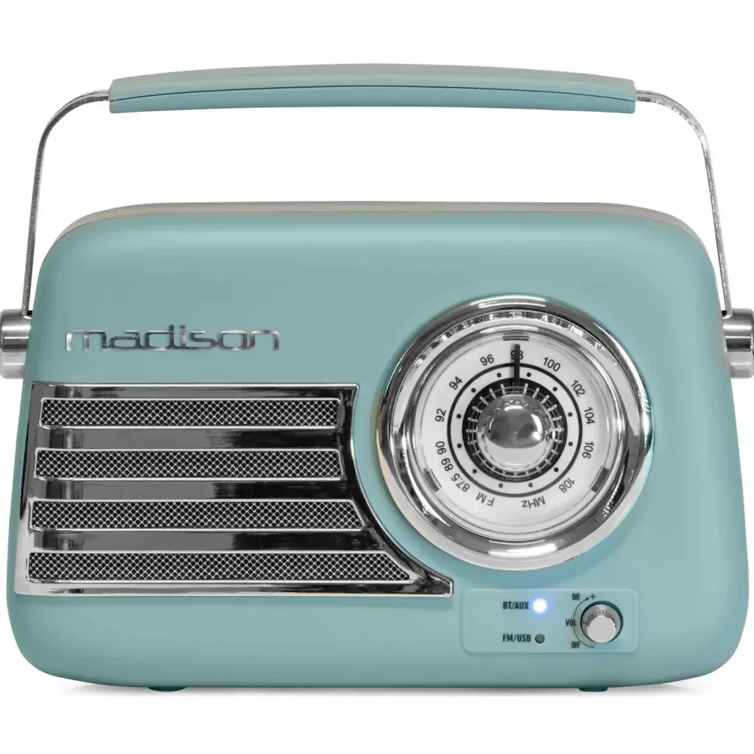 Φωτογραφία προϊόντος: Madison Freesound-VR40BLU-MAT Φορητό Ραδιόφωνο Bluetooth
