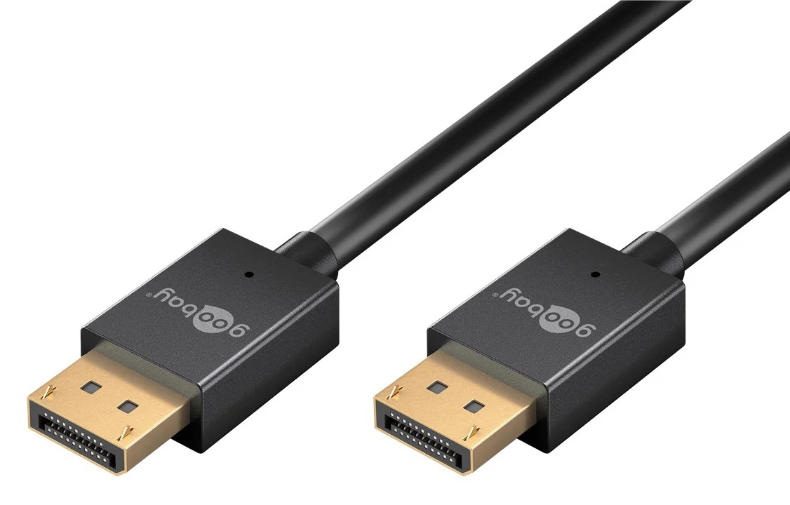Φωτογραφία προϊόντος: GOOBAY καλώδιο DisplayPort 77443, 8K/120Hz, 40 Gbps, 2m, μαύρο