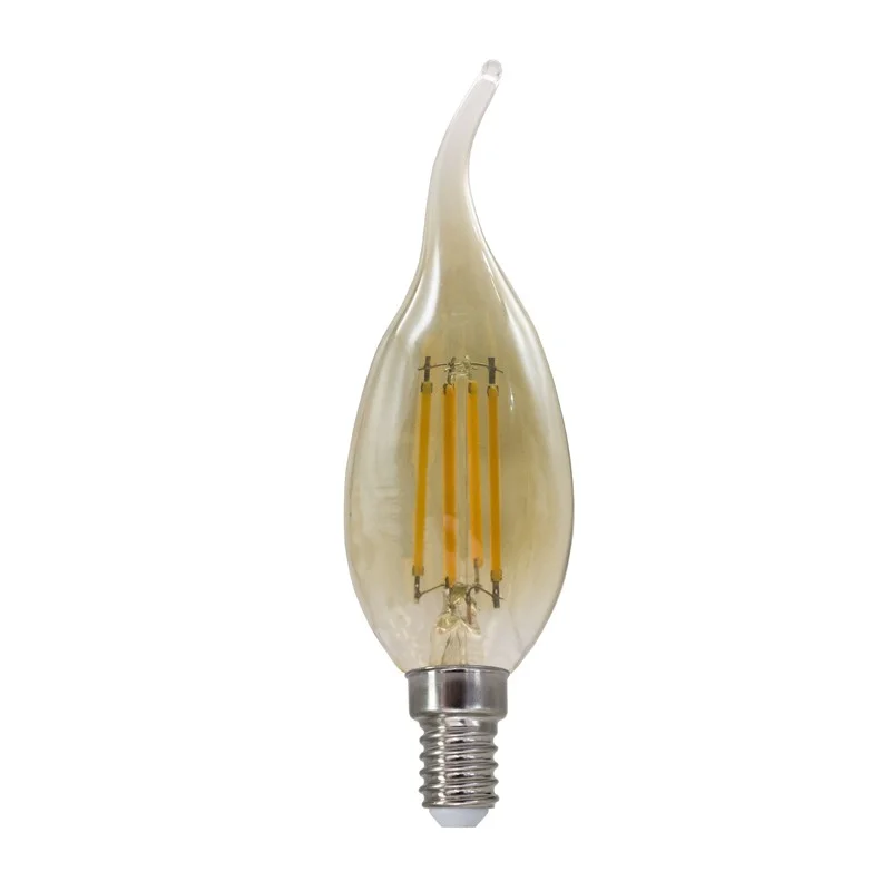 Φωτογραφία προϊόντος: ACALIGHT FILAMENT LED ΚΕΧΡΙΜΠΑΡΙ STEP-DIM C35 4W TIP ΚΕΧΡΙΜΠΑΡΙ 2700K 230V AC 500LM RA80 30000HRS 360° 1xE14 / FLAM4WWTIPAMSD