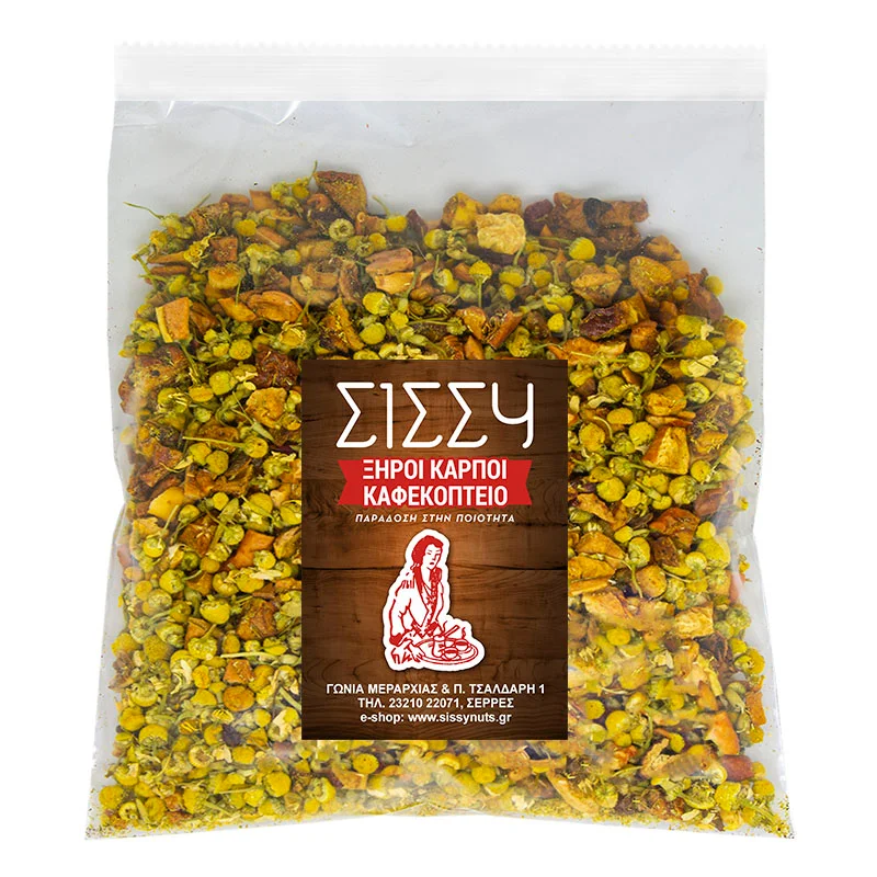 Φωτογραφία προϊόντος: sissynuts Χαμό μηλο Herbal Infusion 100 gr Συσκευασία