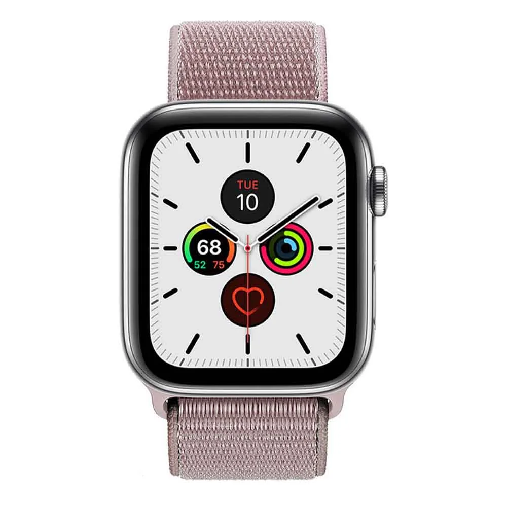 Φωτογραφία προϊόντος: Rockrose Nylon Weave For Apple Watch 42/44/45mm Champagne Pink