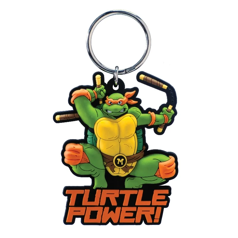 Φωτογραφία προϊόντος: Monogram Μπρελόκ TEENAGE MUTANT NINJA TURTLES - Michelangelo - Soft Touch Keychain 63028