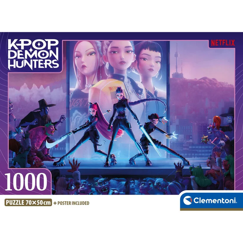 Φωτογραφία προϊόντος: Clementoni Παζλ Kpop Demon Hunters puzzle 1000pcs