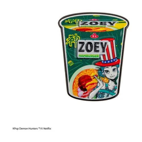 Φωτογραφία προϊόντος: Cinereplicas Κονκάρδα Pin Zoey Hamburger Noodles Kpop Demon Hunters
