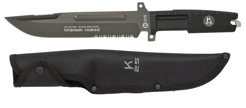 Φωτογραφία προϊόντος: ΜΑΧΑΙΡΙ K25 tactical knife. Rubber handle. Bl.19cm, 32755