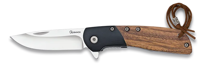 Φωτογραφία προϊόντος: ΣΟΥΓΙΑΣ ALBAINOX, zebra wood pocket knife, 6.7cm, 25054