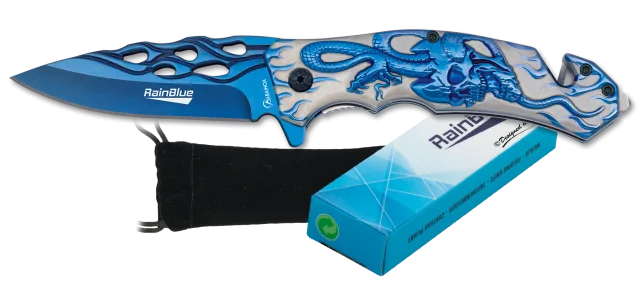 Φωτογραφία προϊόντος: ΣΟΥΓΙΑΣ ALBAINOX, Rainblue skull tactical pocket knife, 25301