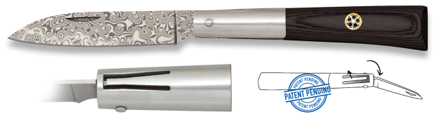 Φωτογραφία προϊόντος: ΣΟΥΓΙΑΣ ALBAINOX Black stamina penknife. Piston. Damask, 01810
