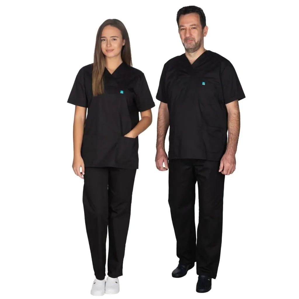 Φωτογραφία προϊόντος: Alezi Ιατρική Στολή Unisex – Μαύρο XXS-8XL - XL