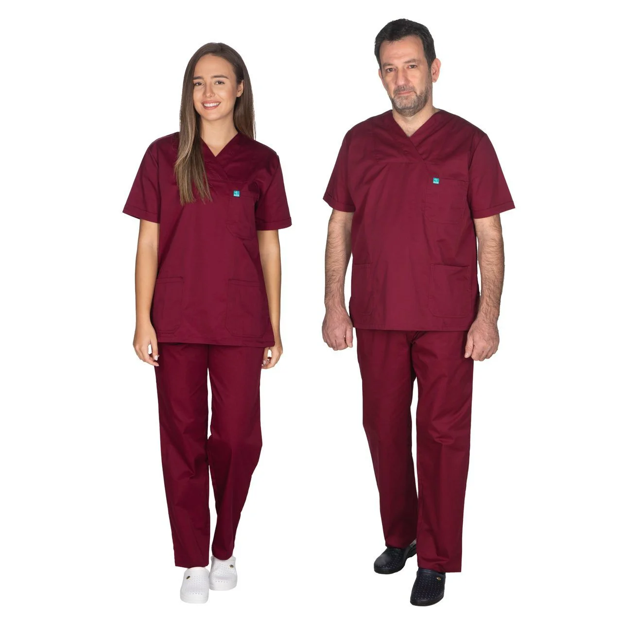 Φωτογραφία προϊόντος: Alezi Ιατρική Στολή Unisex – Μπορντώ XXS-8XL - 6XL
