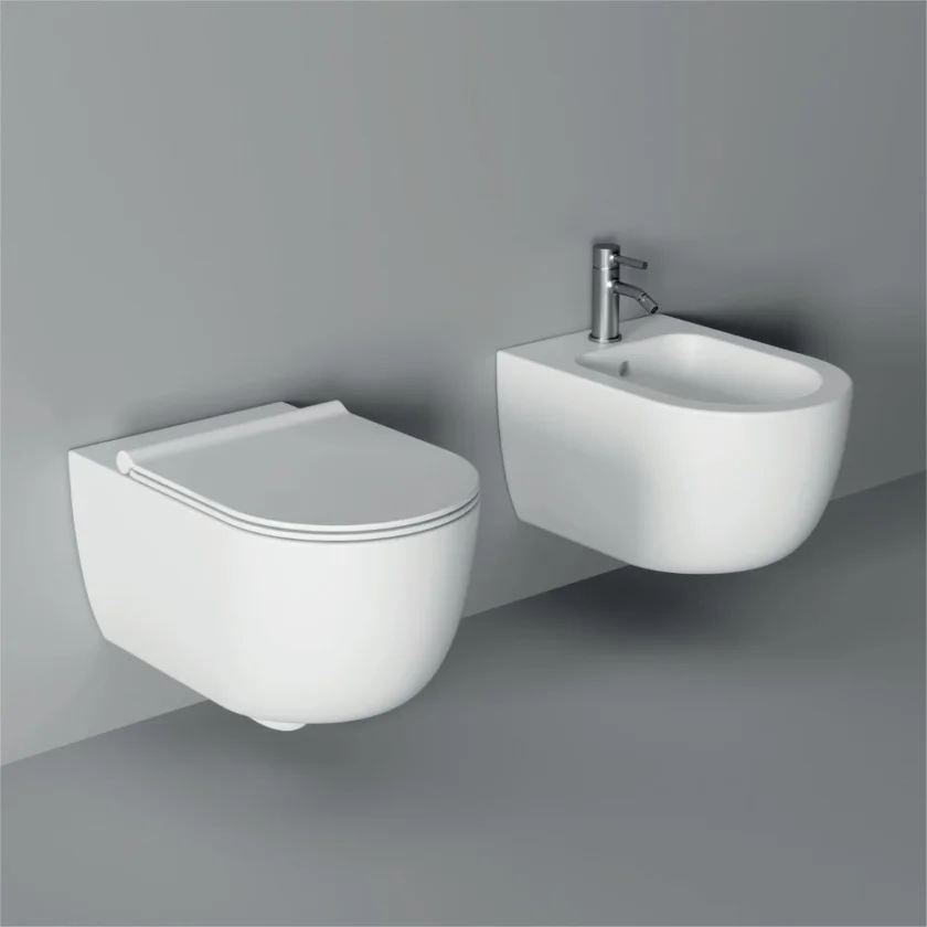 Φωτογραφία προϊόντος: Alice Ceramica Λεκάνη Κρεμαστή Unica 55 white matt