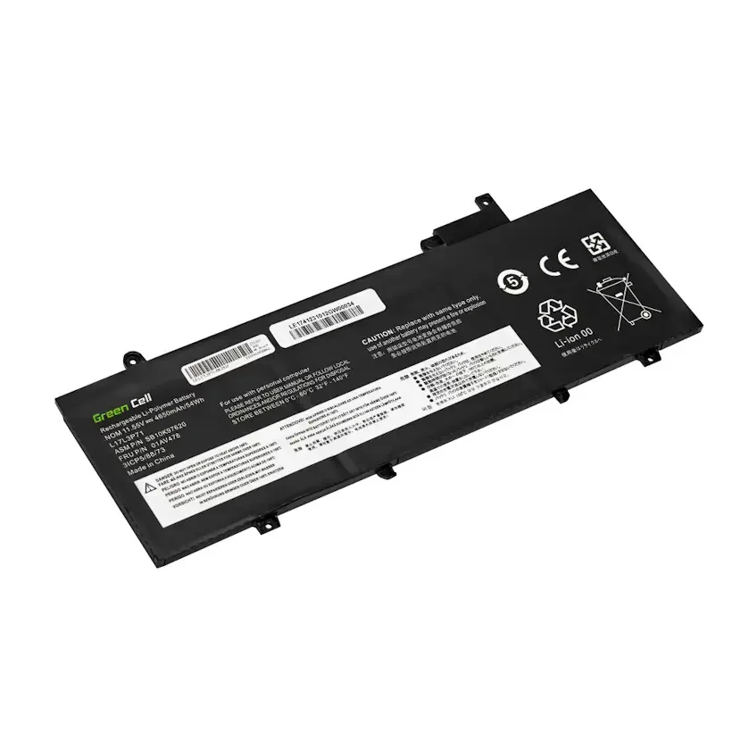 Φωτογραφία προϊόντος: GreenCell Green Cell L17L3P71 L17M3P71 L17M3P72 battery for Lenovo ThinkPad T480s