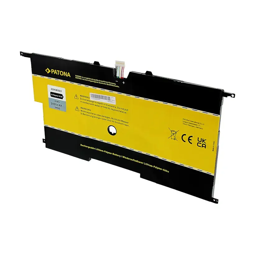 Φωτογραφία προϊόντος: Patona Battery Lenovo ThinkPad X1 Carbon 14 3th Generation 20BS 2015 4th Generation 00HW002 00HW003 45N1701 / 15.2V 43Wh