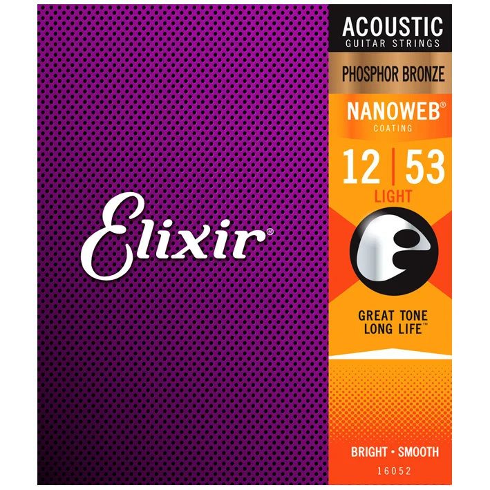 Φωτογραφία προϊόντος: ELIXIR 16052 Nanoweb Light Χορδές Phosphor Bronze Ακουστικής Κιθάρας