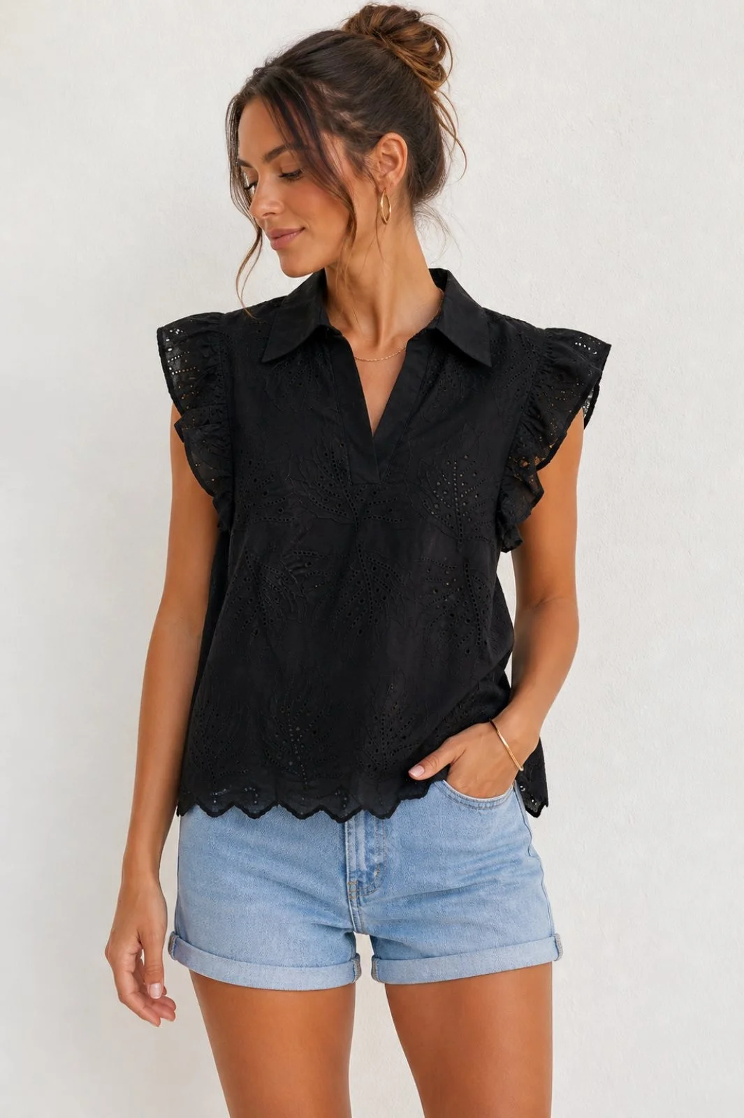 Φωτογραφία προϊόντος: ELUNA Angel Lace Shirt Black