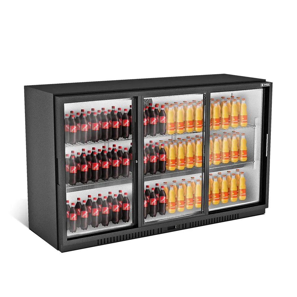 Φωτογραφία προϊόντος: Ψυγείο Back Bar Sanden Intercool ICG-330SB 330lt Τρίπορτο - Συρόμενες πόρτες