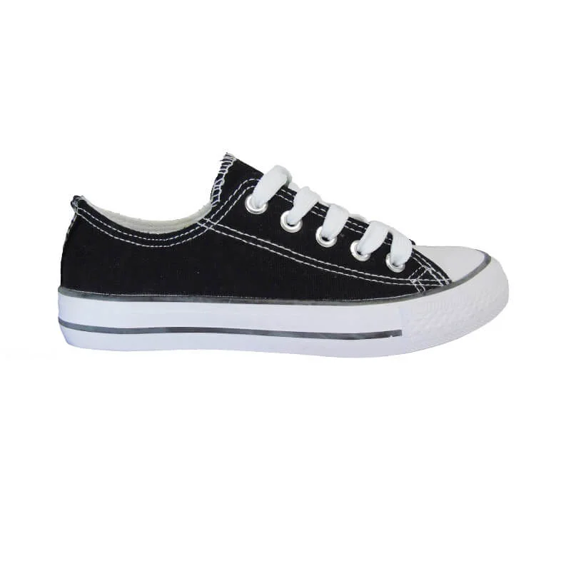 Φωτογραφία προϊόντος: e-shop shoes Αντρικό Πάνινο Παπούτσι σε μαύρο με κορδόνι