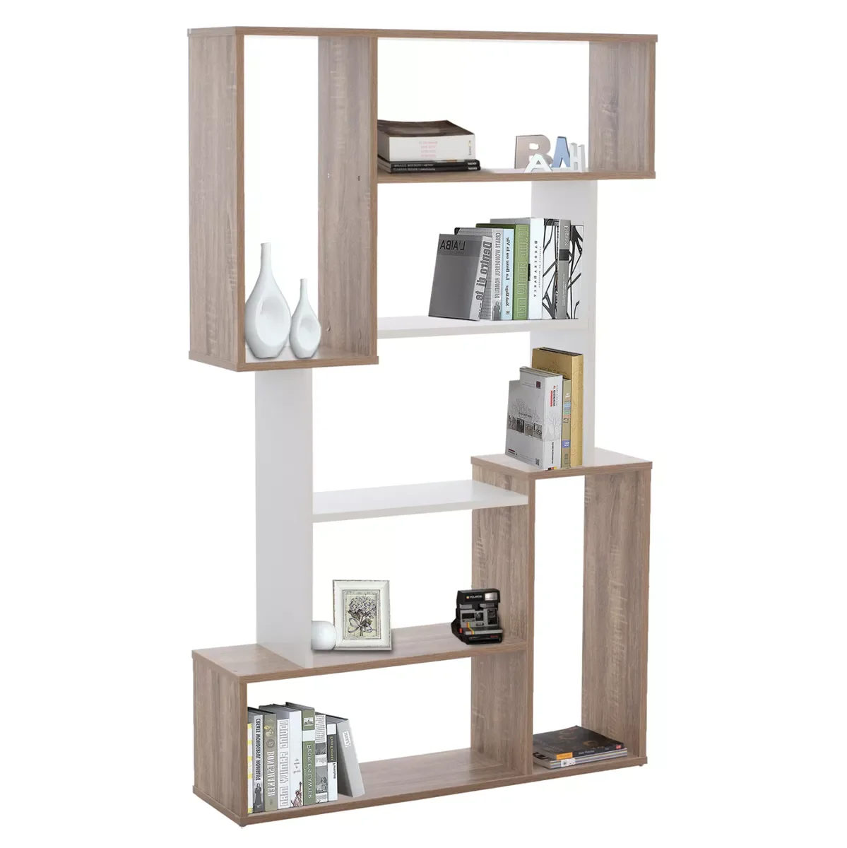 Φωτογραφία προϊόντος: B2BMarkt ΒΙΒΛΙΟΘΗΚΗ SHAY HM8768.01 85X22X140 ΛΕΥΚΟ
