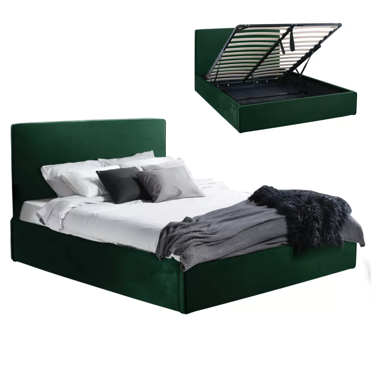 Φωτογραφία προϊόντος: B2BMarkt ΚΡΕΒΑΤΙ ALLIE HM584.13 160Χ200 ΜΕ ΑΠΟΘΗΚΕΥΤΙΚΟ ΧΩΡΟ ΚΥΠΑΡΙΣΣΙ