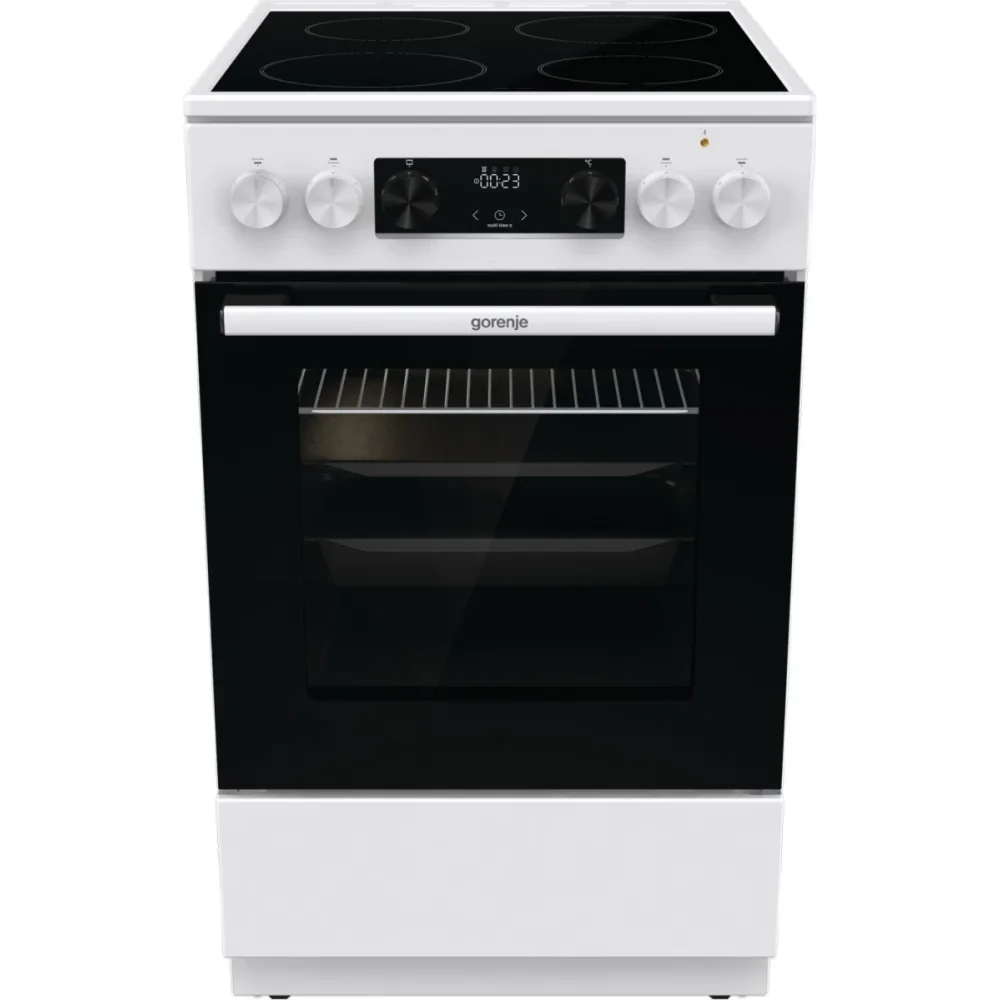 Φωτογραφία προϊόντος: Κουζίνα Gorenje GEC5C42WG 70lt με Κεραμικές Εστίες Π50εκ.Λευκή