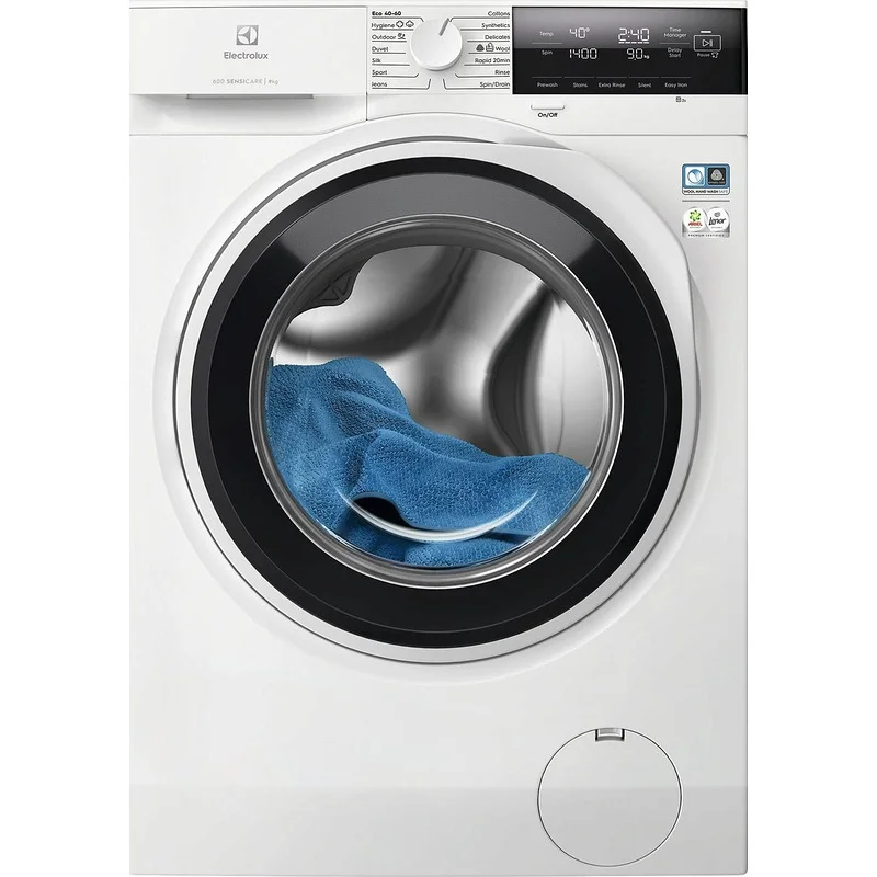 Φωτογραφία προϊόντος: Πλυντήριο Ρούχων Electrolux EW6F3494E 9kg A 1400 στροφές Λευκό