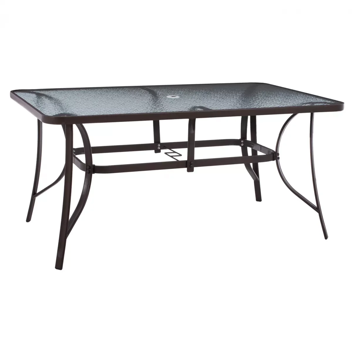 Φωτογραφία προϊόντος: B2BMarkt ΤΡΑΠΕΖΙ BRUNO 150X90Χ75Υεκ. ΜΕΤΑΛΛΙΚΟ ΟΡΘΟΓΩΝΙΟ ΚΑΦΕ ΜΕ ΤΡΥΠΑ ΟΜΠΡΕΛΑΣ Φ38 HM5145.12