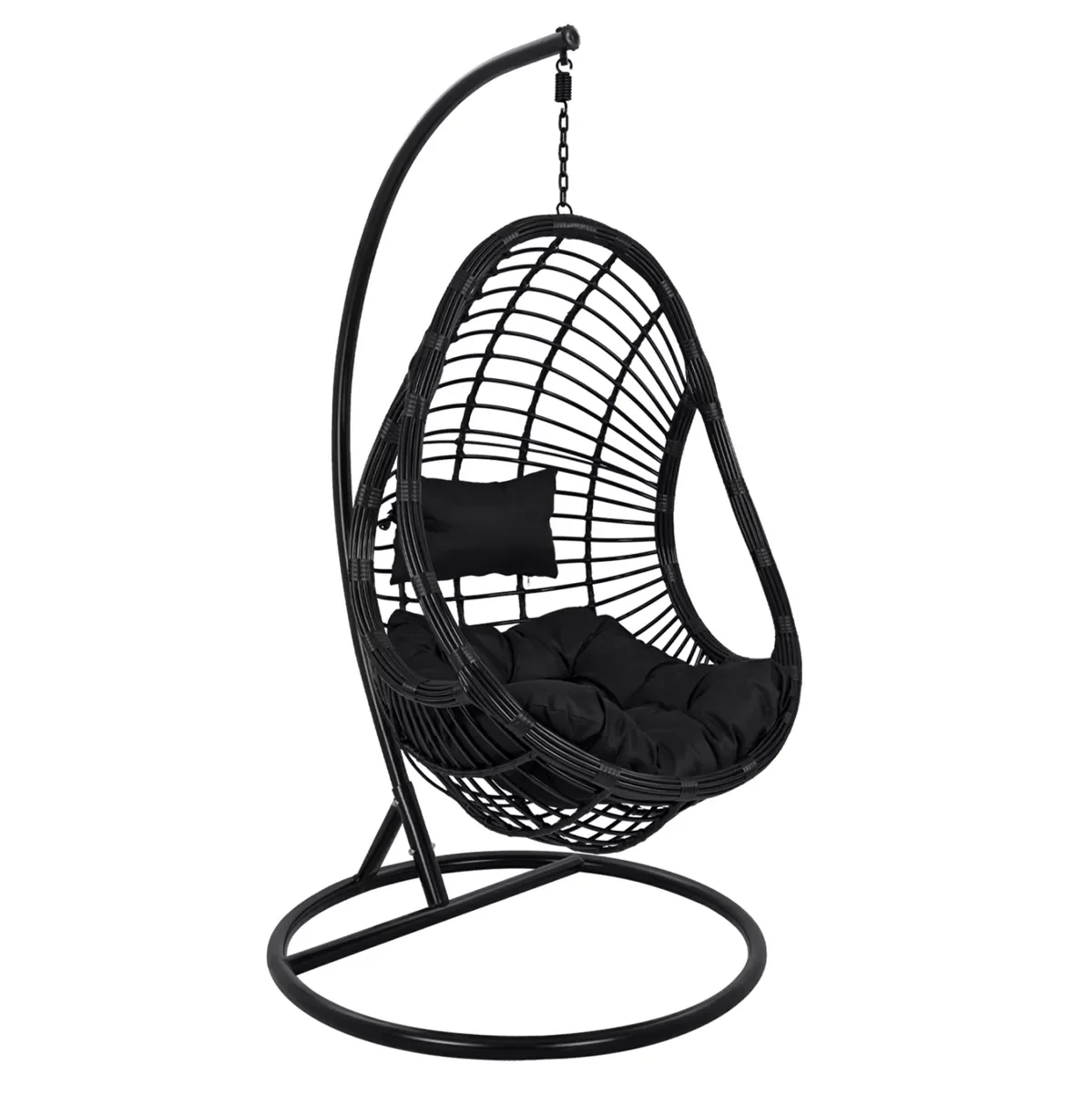 Φωτογραφία προϊόντος: B2BMarkt ΚΡΕΜΑΣΤΗ ΠΟΛΥΘΡΟΝΑ ΦΩΛΙΑ CALLIE HM5541.02 ΜΕ ΜΑΥΡΟ WICKER & ΜΑΞΙΛΑΡΙΑ Φ105Χ195Υ εκ.