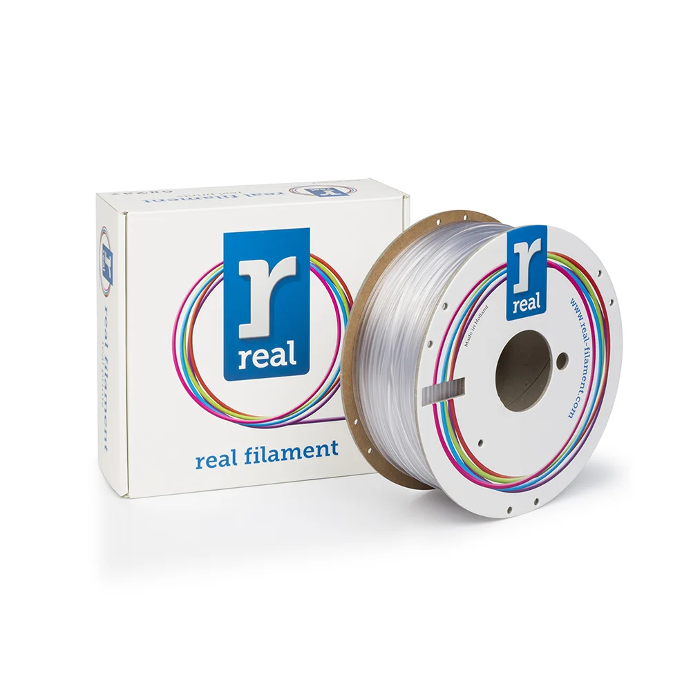 Φωτογραφία προϊόντος: REAL FILAMENTS REAL PETG 3D Printer Filament - Neutral - spool of 1Kg - 2.85mm (REALPETGNEUTRAL1000MM3)
