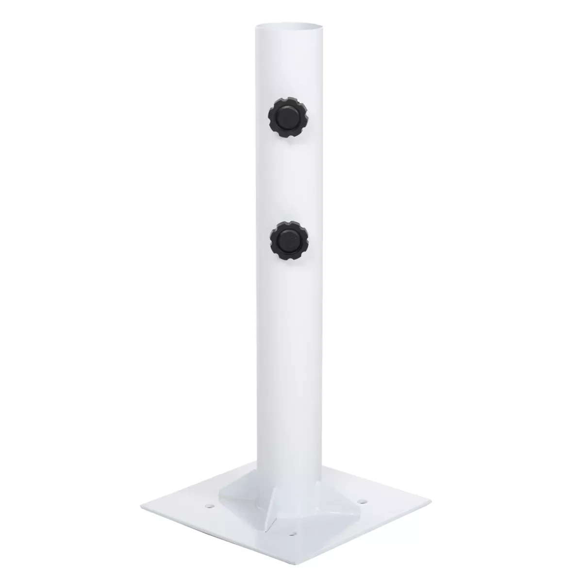 Φωτογραφία προϊόντος: B2BMarkt ΒΑΣΗ ΟΜΠΡΕΛΑΣ Φ60mm x 51Υεκ ΜΕΤΑΛΛΙΚΗ ΒΙΔΩΤΗ ΓΙΑ ΣΤΥΛΟ ΕΩΣ Φ60 HM6011 ΛΕΥΚΗ