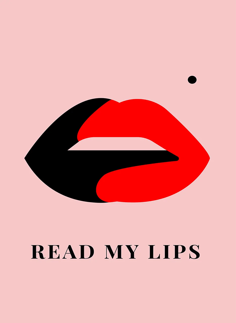 Φωτογραφία προϊόντος: Πίνακας σε καμβά Read my Lips