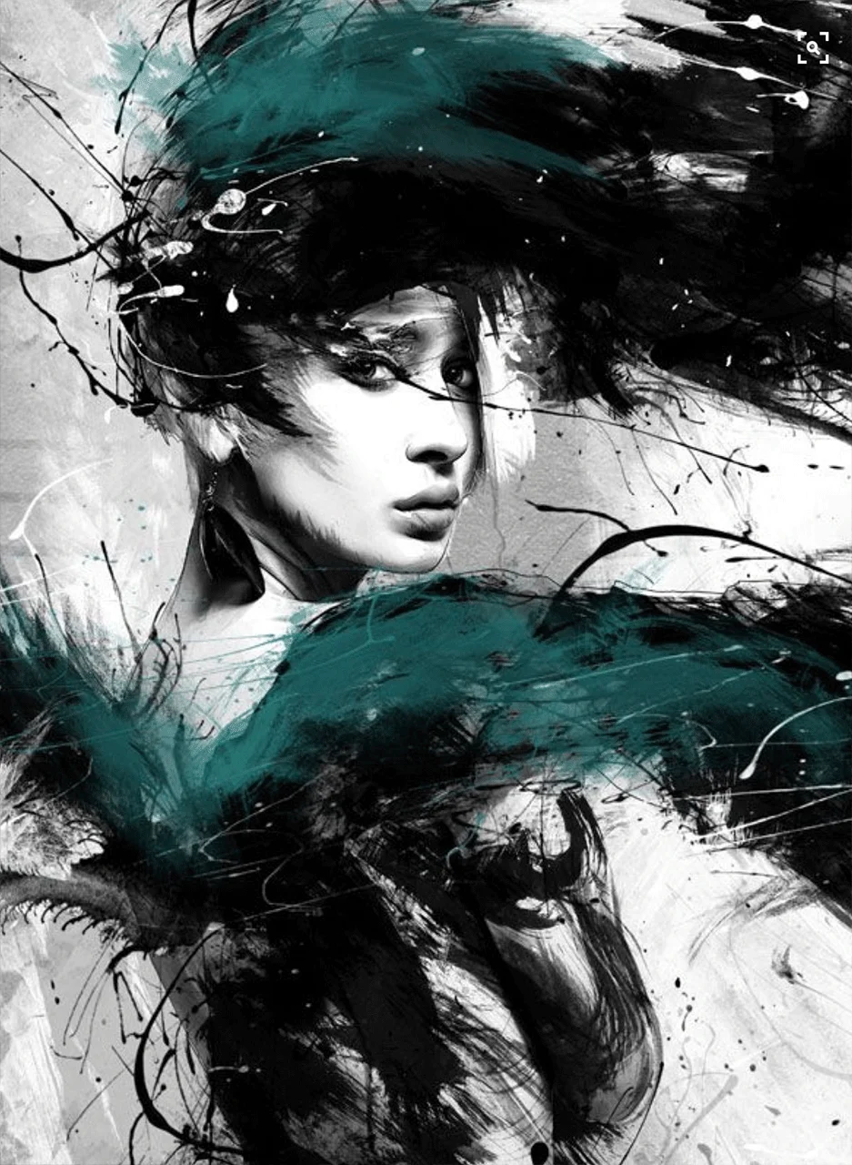 Φωτογραφία προϊόντος: Πίνακας σε καμβά Abstract woman portrait