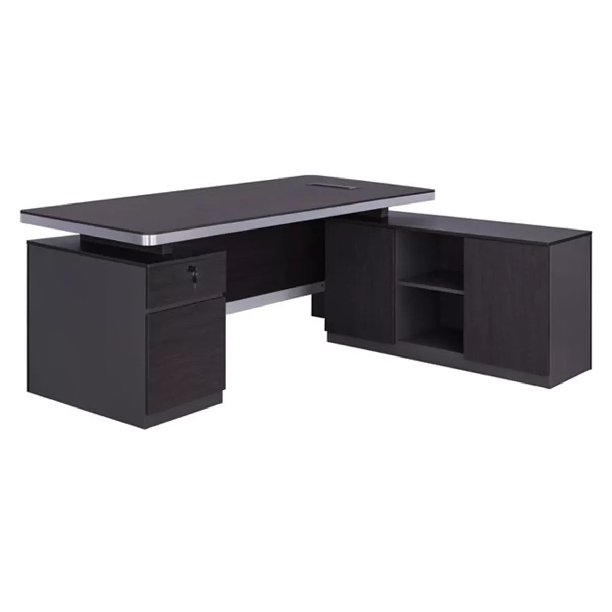 Φωτογραφία προϊόντος: B2BMarkt ΕΠΑΓΓΕΛΜΑΤΙΚΟ ΓΡΑΦΕΙΟ ΔΕΞΙΑ ΓΩΝΙΑ HM2092R ROSEWOOD 180X160X76Y εκ.