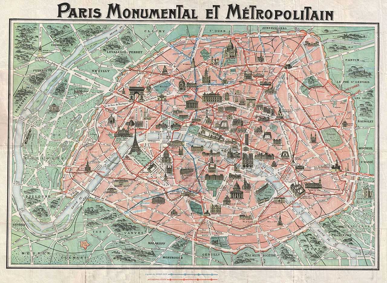 Φωτογραφία προϊόντος: Πίνακας σε καμβά Paris metropolitain