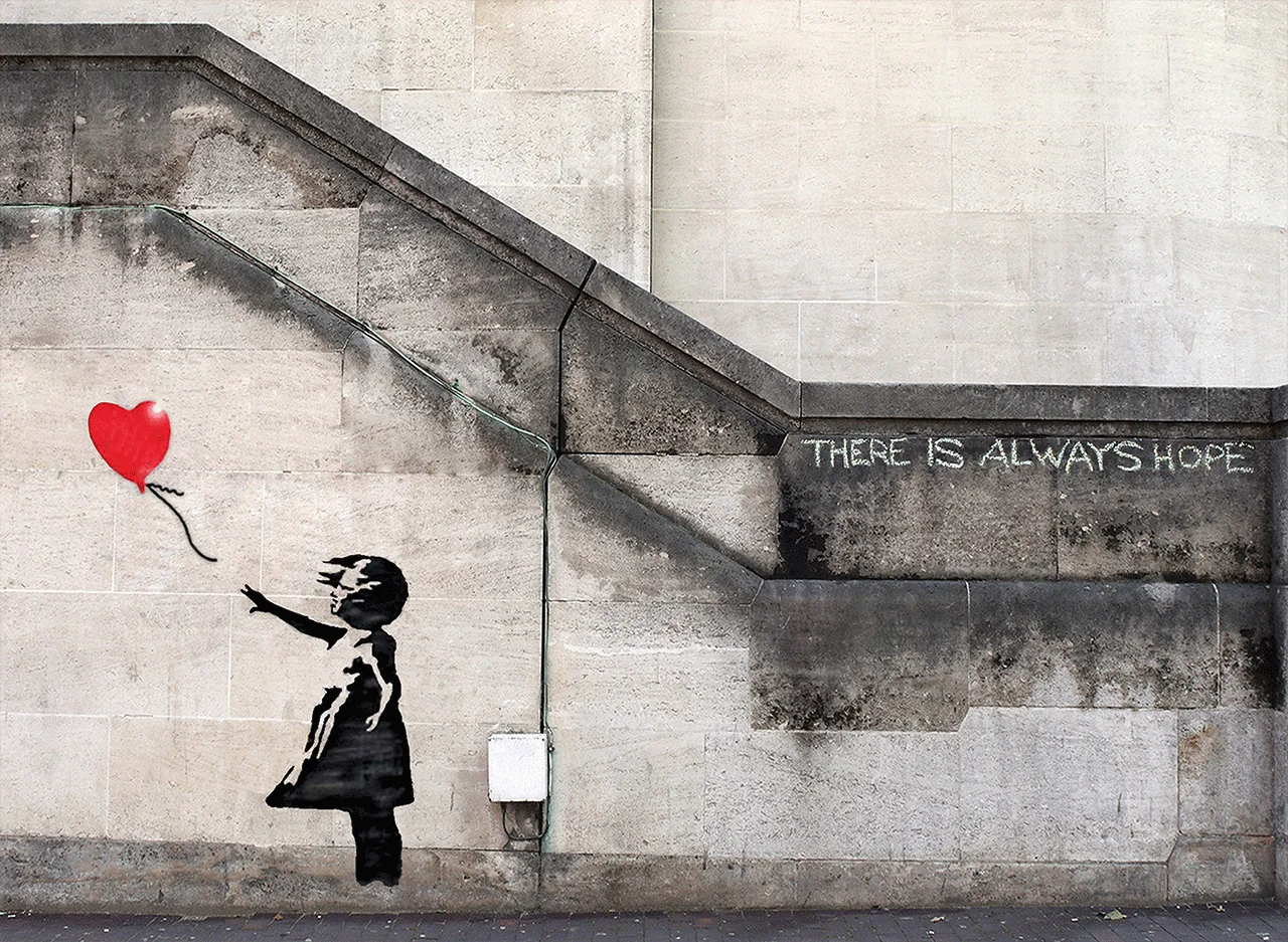 Φωτογραφία προϊόντος: Girl with balloon by Banksy