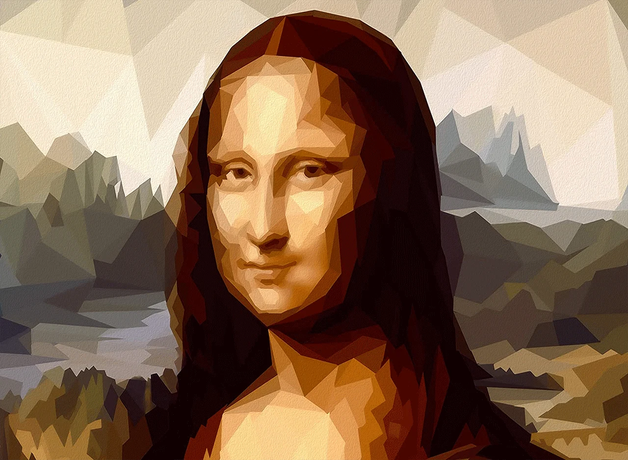 Φωτογραφία προϊόντος: Πίνακας σε καμβά Mona Lisa Abstact Art