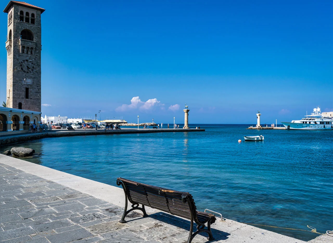 Φωτογραφία προϊόντος: Πίνακας σε καμβά Λιμάνι της Ρόδου