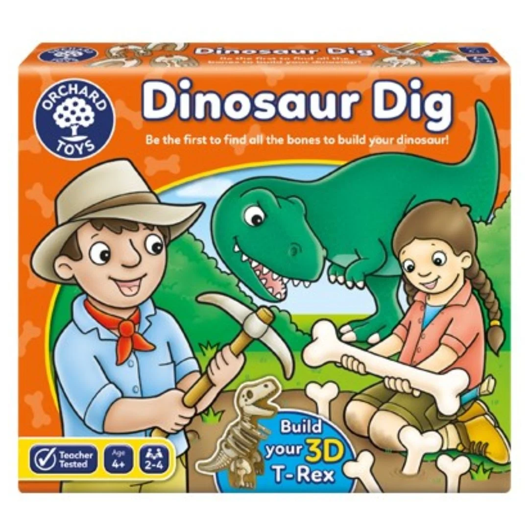 Φωτογραφία προϊόντος: 124 Orchard Toys Εκπαιδευτικό παιχνίδι Aνασκαφή δεινοσαύρων