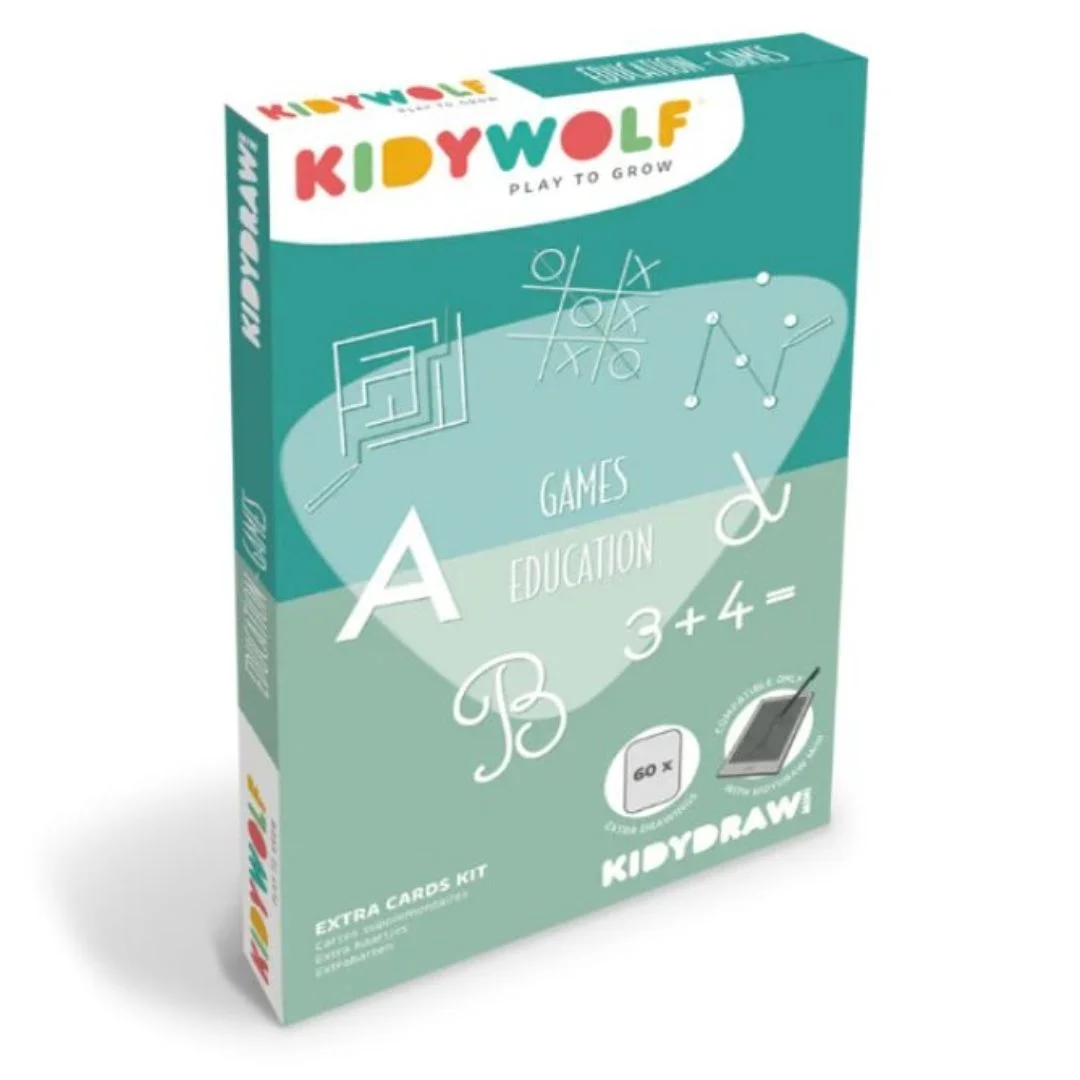 Φωτογραφία προϊόντος: 182426 Kidywolf 60 κάρτες για τα Mini Tablet ζωγραφικής με θέμα Παιχνίδια και Εκπαίδευση