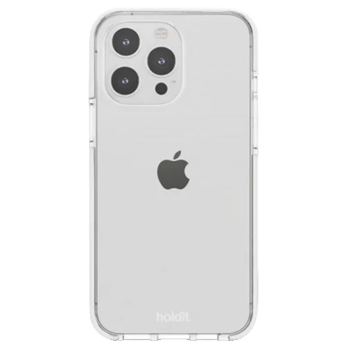 Φωτογραφία προϊόντος: Holdit Seethru Θήκη Slim Back cover Σιλικόνης για iPhone 14 Pro Max (MagSafe/100% Vegan/Ανακυκλώσιμα Υλικά/Εco Friendly) White