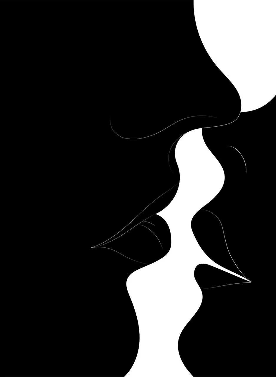 Φωτογραφία προϊόντος: Πίνακας σε καμβά Just a kiss