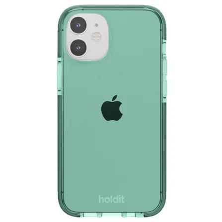 Φωτογραφία προϊόντος: Holdit Seethru Θήκη Slim Back cover Σιλικόνης για iPhone 12 Mini (MagSafe/100% Vegan/Ανακυκλώσιμα Υλικά/Εco Friendly) Moss Green