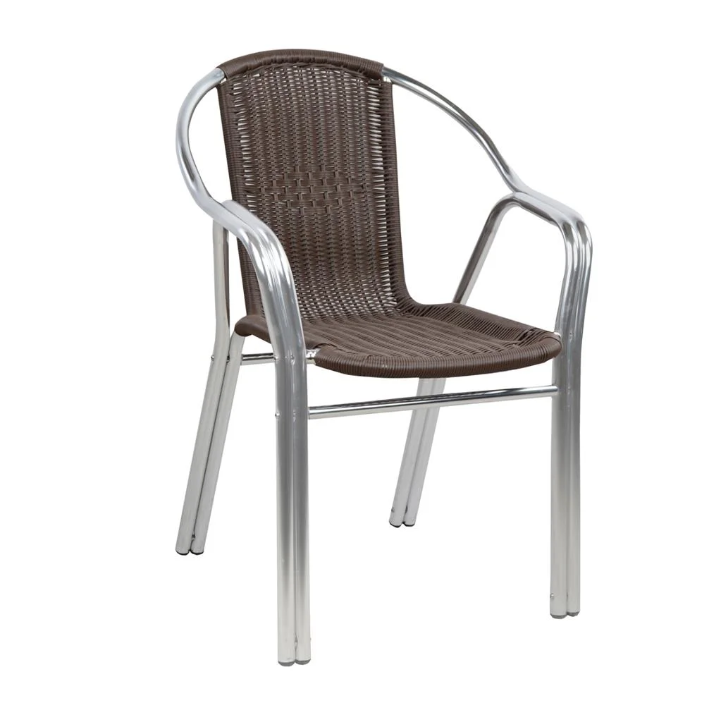 Φωτογραφία προϊόντος: B2BMarkt ΠΟΛΥΘΡΟΝΑ NOEL HM5019 ΑΛΟΥΜΙΝΙΟΥ ΔΙΠΛΟΣ ΣΚΕΛΕΤΟΣ ΜΕ RATTAN 56x60x75Υ εκ.