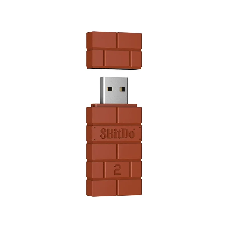 Φωτογραφία προϊόντος: 8BitDo Wireless USB Adapter 2 83DC (Windows/macOS/PS5/Switch/Android TV/Rapsberry/XBOX One/XBOX Series S/XBOX Series X) - Brown