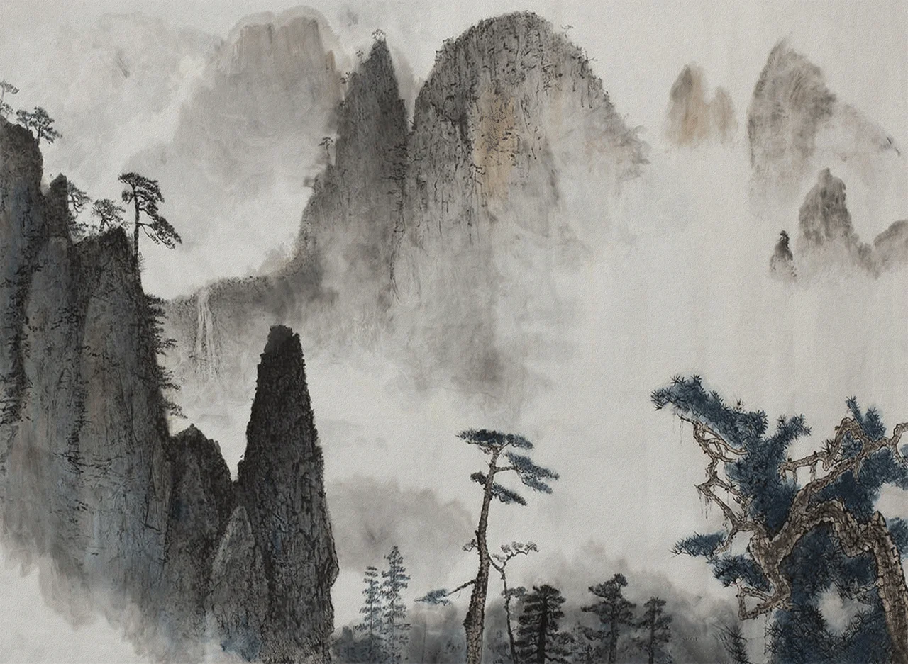 Φωτογραφία προϊόντος: Πίνακας σε καμβά Mountains in Heaven