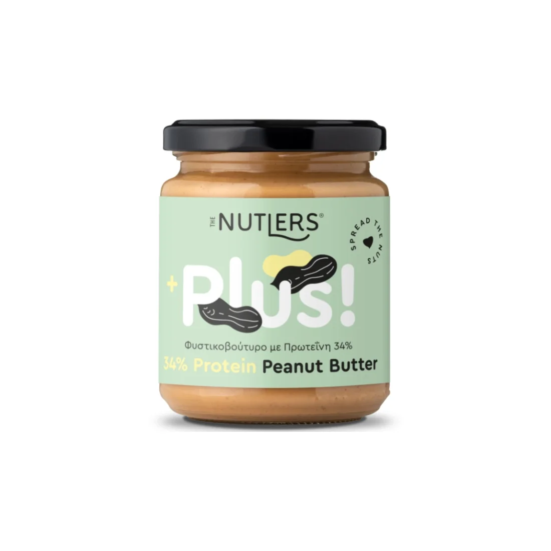 Φωτογραφία προϊόντος: The Nutlers - Βούτυρα Ξηρών Καρπών Φυστικοβούτυρο με 34% Πρωτεΐνη • The Nutlers • 250γρ