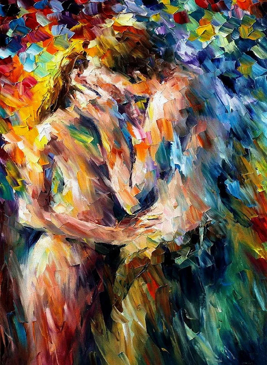 Φωτογραφία προϊόντος: Πίνακας σε καμβά Couple Kiss